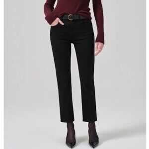 Citizens of Humanity Isola Slim Crop Jean in Plush Black, Size 25